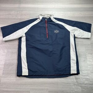 Sunice 2012 U.S. Open Olympic Club Pullover Jacket Mens Medium Blue Golf